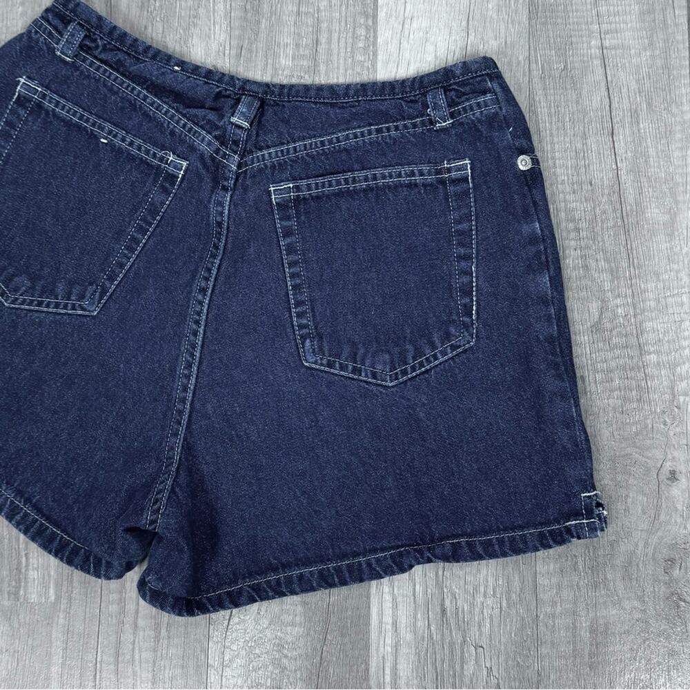 Vintage Y2K No Boundaries Denim Shorts Dark Wash High Waisted 90s Grunge 7